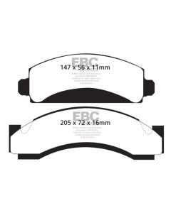 EBC 74-80 Chevrolet C30 (JB8) Yellowstuff Front Brake Pads - DP41241R