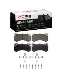 DFC 11-19 Audi A8 Front 5000 Advanced Low Metallic Brake Pads and Hardware Kit - 1551-1575-01