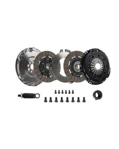 DKM Clutch BMW E46 M3 MS Twin Disc Clutch Kit w/Steel Flywheel (660 ft/lbs Torque) - MS-006-054