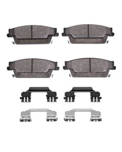 DFC 04-09 Cadillac SRX Rear 5000 Advanced Ceramic Brake Pads and Hardware Kit - 1552-1020-01