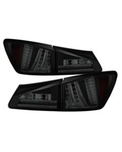 Spyder Lexus IS250 06-08 LED Tail Lights Black Smoke ALT-YD-LIS06-LED-BSM - 5080790