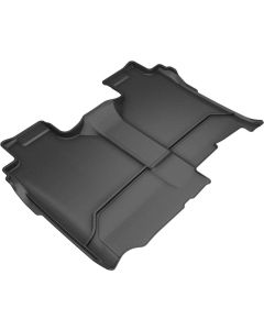 3D MAXpider 2019-2020 GMC/Chevrolet Sierra 1500/Silverado 1500 Kagu 2nd Row Floormats - Black - L1GM02421509