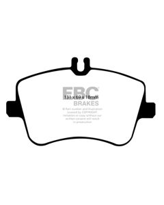 EBC Brakes Greenstuff 7000 & Redstuff Premium Street Front Disc Brake Pad Set FMSI D872 Mercedes-Ben