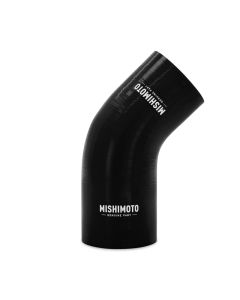 Mishimoto Silicone Reducer Coupler 45 Degree 2in to 2.5in - Black - MMCP-R45-2025BK