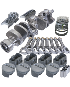 Eagle Chevy LT1350 1Pc 3.750in Crank 5.700in I-Beam Rods -5cc 4.030in Pistons Rotating Assembly - 13556L030
