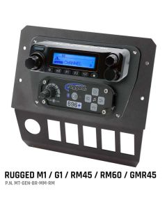 Rugged Radios Polaris General Multi Mount Kit for Radio and Intercom Rugged M1/G1/RM45/RM60/GMR45 - MT-GEN-BR-MM-RM