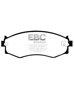 EBC 91-97 Infiniti G20 2.0 Greenstuff Front Brake Pads - DP2792