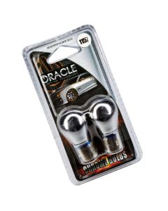Oracle 1157 Chrome Bulbs (Pair) - White - 5507-001