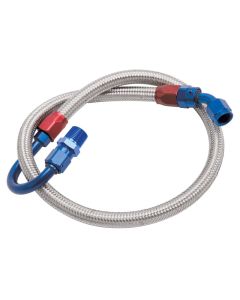 Edelbrock Fuel Line Braided Stainless for SBF ( Use w/ 8134 ) - 8125