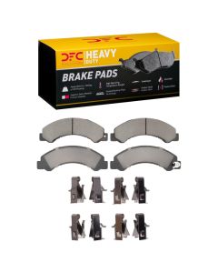 DFC 12-20 Hino 155 Fr & Rr Heavy Duty Pads and Hardware Kit - 1214-1695-01