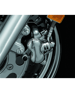 Chrome Front Caliper Cover for Metric Bikes - Kuryakyn 1294