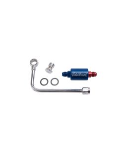 Edelbrock Chromed Steel Fuel Line and Filter Kit Fo Eps Carbs - 8134