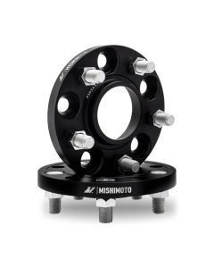 Mishimoto Wheel Spacers - 5x114.3 - 66.1 - 30 - M12 - Black - MMWS-007-300BK