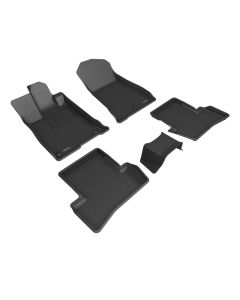3D MAXpider 21-23 Acura TLX R1 R2 Floor Mats - Kagu Black - L1AC01901509