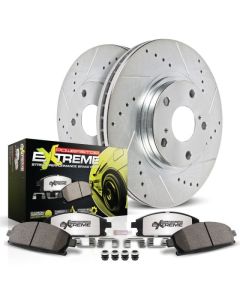Power Stop 14-15 Lexus IS250 Rear Z26 Street Warrior Brake Kit - K6930-26