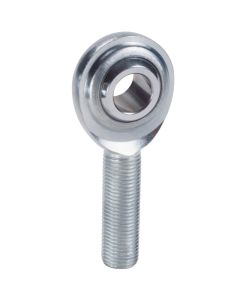 QA1 C Series 2-Pc Rod End - Male/Left Hand - 12mm Bore x M12x1.75 - Carbon Steel - MCML12