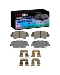 DFC 07-13 Hyundai Sonata Rear 4000 HybriDynamic Brake Pads and Hardware Kit - 4000-1313-01
