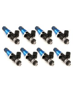 Injector Dynamics ID1050X Injectors 11mm (Blue) Adaptor Tops Denso Lower Cushions (Set of 8) - 1050.60.11.D.8