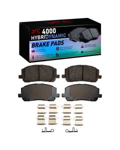 DFC 01-07 Toyota Highlander Front 4000 HybriDynamic Brake Pads and Hardware Kit - 4000-0884-01