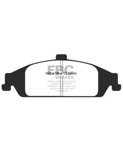 EBC 98-01 Chevrolet Malibu 2.4 Redstuff Front Brake Pads - DP31243C