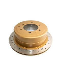 DBA 96-97 Lexus LX450 / 8/92+ Toyota Landcruiser Rear Drilled & Slotted Street Series Rotor - DBA786X