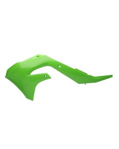 Cycra 21-23 Kawasaki KX250F Powerflow Radiator Shrouds - OEM Green - 1CYC-1871-72