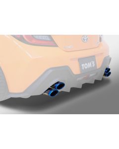 TOM'S Racing - Quad-Exit Axleback Exhaust for Toyota GR86 (2022+) - TMS-17400-TZN80