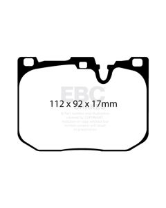 EBC 14+ BMW 228 Coupe 2.0 Turbo Brembo calipers Greenstuff Front Brake Pads - DP22130