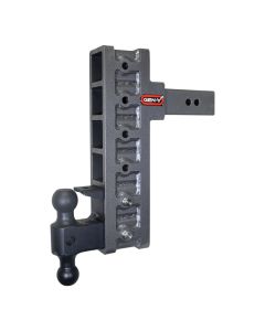 Gen-Y Mega Duty 2.5in Shank 12in Offset Drop 21K Hitch w/GH-061 Dual-Ball/GH-062 Pintle Lock - GH-926