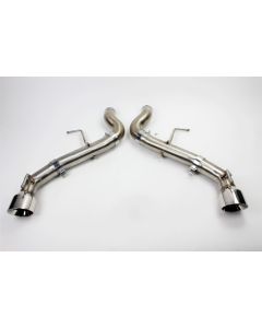 Mishimoto 2016+ Chevrolet Camaro SS Dual-Tip Race Axle-Back Exhaust w/ Polished Tips - MMEXH-CAM8-16ADTRP