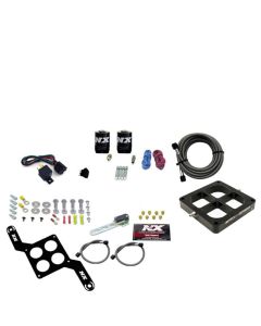 Nitrous Express Dominator Single Entry Billet Crossbar Stage 6 Nitrous Kit (50-300HP) w/o Bottle - 63070-00