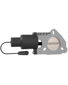QTP 2.25in Bolt-On QTEC Electric Cutout Valve - Single - QTEC225