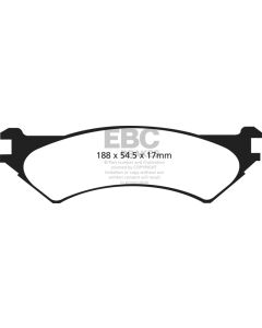 EBC 97-00 Ford Econoline E250 4.2 (4 Wheel ABS) Greenstuff Rear Brake Pads - DP61787