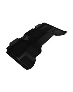 3D MAXpider 2007-2013 Chevrolet/GMC Silverado Extended Cab Kagu 2nd Row Floormats - Black - L1CH05021509