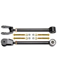 RockJock TJ/LJ/XJ/MJ Johnny Joint Adjustable Control Arms Front Upper Adjustable Greasable Pair - CE-9102