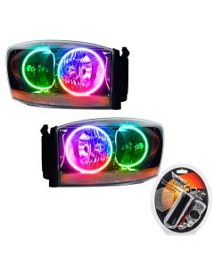 Oracle 06 Dodge Ram SMD HL - Black - ColorSHIFT - 7033-330