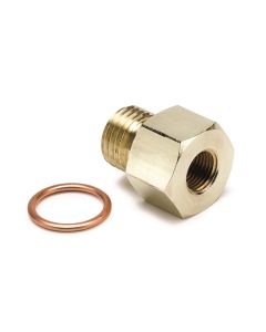 AutoMeter M14x1.5 to 1/8in. NPTF Brass Adapter