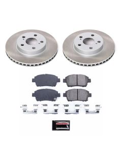 Power Stop 04-09 Toyota Prius Front Semi-Coated Rotor Kit - SC5219