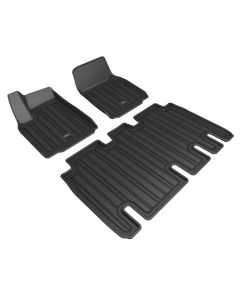 3D Maxpider 22-24 Tesla Model X 5-Seat Elitect Black R1 R2 - E1TL04601809