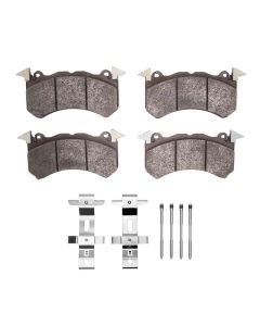 DFC 17-22 Acura NSX Front 5000 Advanced Low Metallic Brake Pads and Hardware Kit - 1551-2253-01