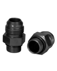 Moroso Dry Sump/External Oil Pump Fitting -10An to -12An w/O-Ring - Aluminum - 2 Pack - 22606