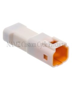 NAMZ JST 3-Position Male Connector Tab w/Wire Seal - NJST-03P
