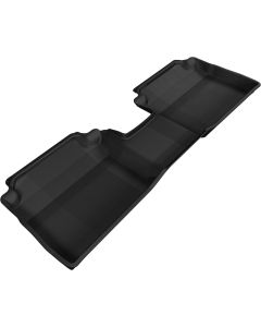 3D MAXpider 2013-2017 Hyundai Elantra GT Kagu 2nd Row Floormats - Black - L1HY01821509