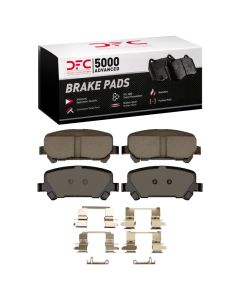 DFC 15-20 Chevrolet Colorado Rear 5000 Advanced Ceramic Brake Pads and Hardware Kit - 1551-1806-01