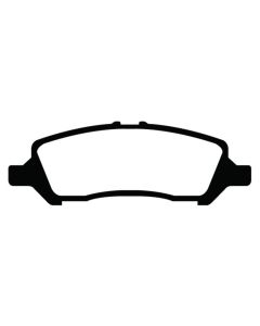 EBC 12+ Dodge Dart 1.4 Turbo Greenstuff Rear Brake Pads - DP23009