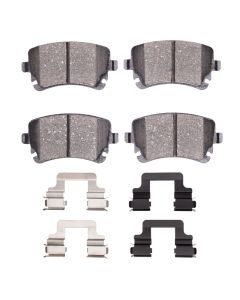 DFC 03-18 Audi A6 Quattro Rear Euro 5000 Ceramic Brake Pads and Hardware Kit - 1600-1018-01