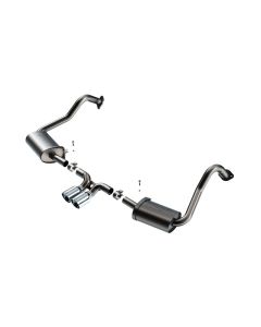 Borla 17-22 Porsche Cayman/Boxster 718 2.0L 4 Cyl. AT/MT RWD 2DR 2.25in S-Type Exhaust - 140817