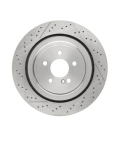 DFC 10-18 Mercedes-Benz E63 AMG Rear Drilled and Slotted Brake Rotor - 630-63094