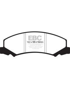 EBC 08-09 Buick Allure (Canada) 5.3 Greenstuff Front Brake Pads - DP21762