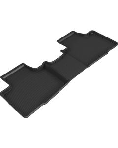 3D MAXider 20-23 Toyota Highlander Kagu Black Floor Mat - Row 2 - L1TY26221509
